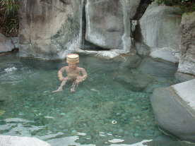 家族風呂にしては10人くらい入れる広さです。