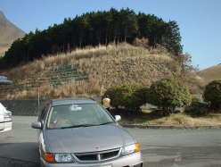 同じく車に乗っているおっとんをパチリ